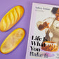 Bread Baguette Die-Cut Bookmark