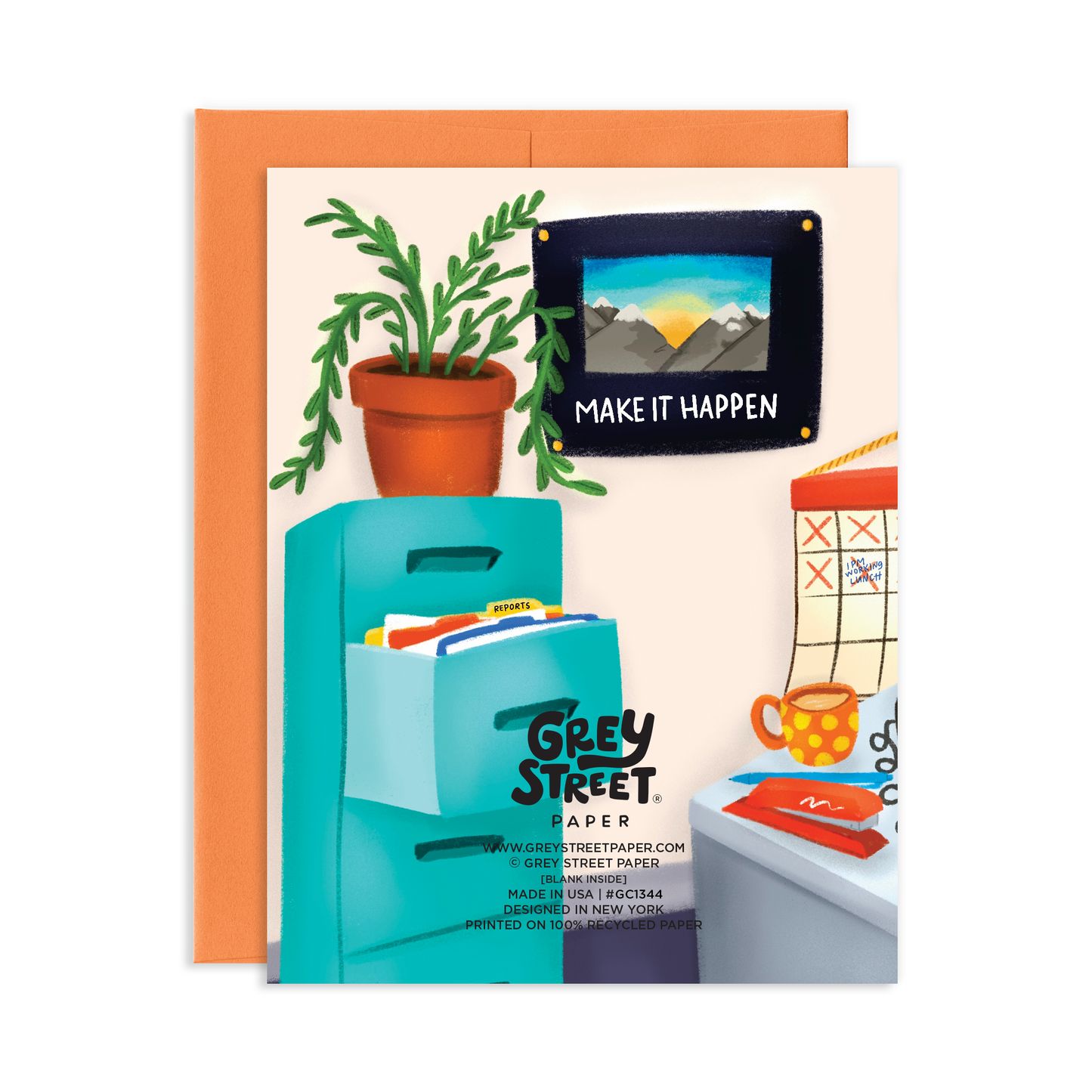 Owl Office Professional Greeting Card
