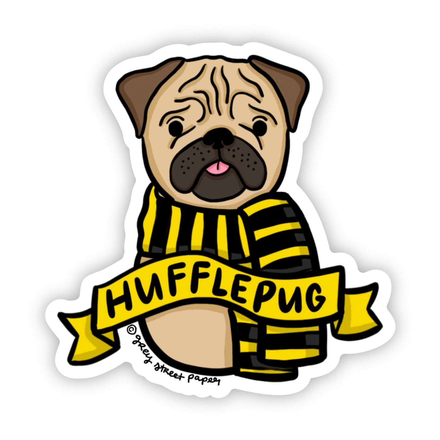 Magical Loyal Dog Vinyl Sticker