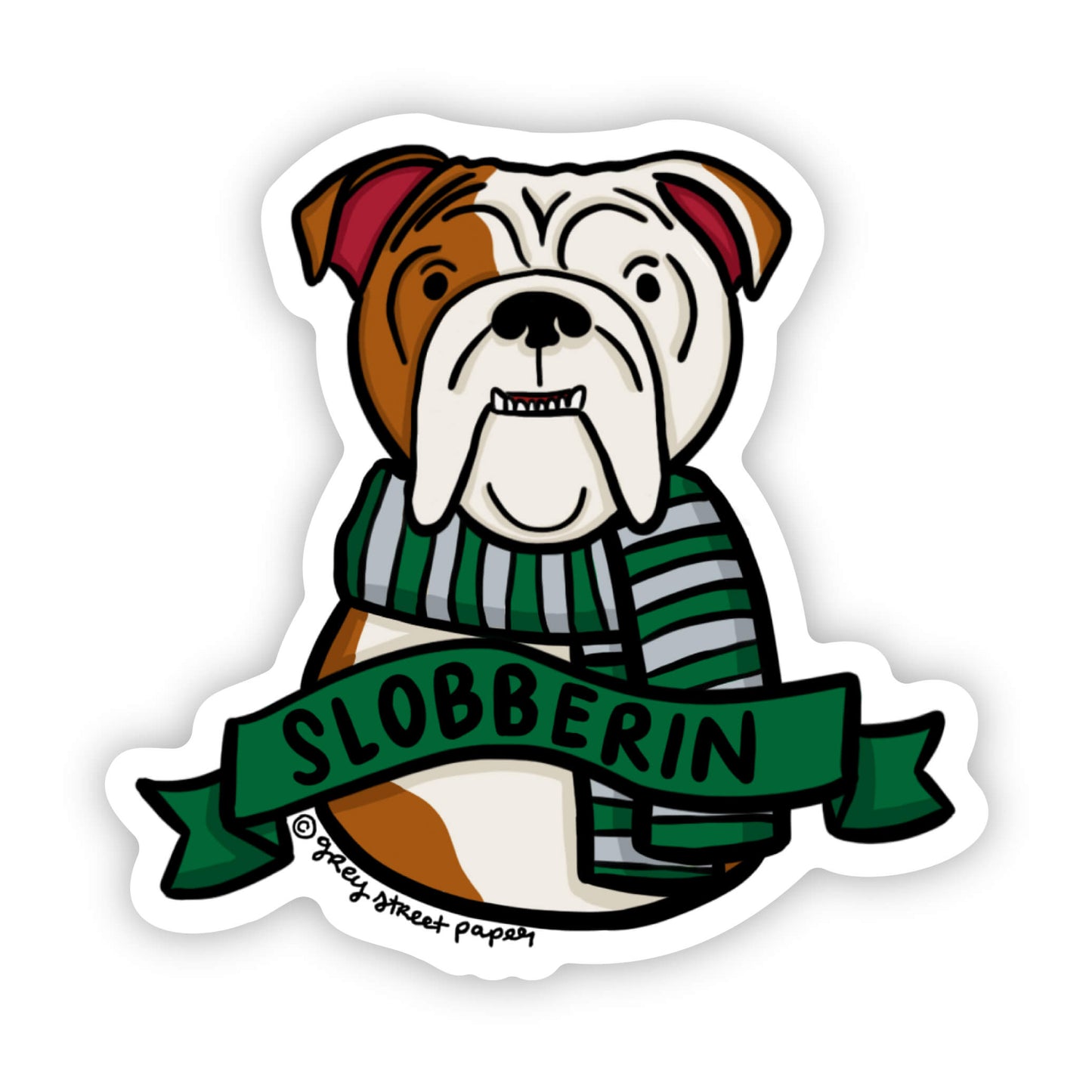 Magical Cunning Dog Vinyl Sticker