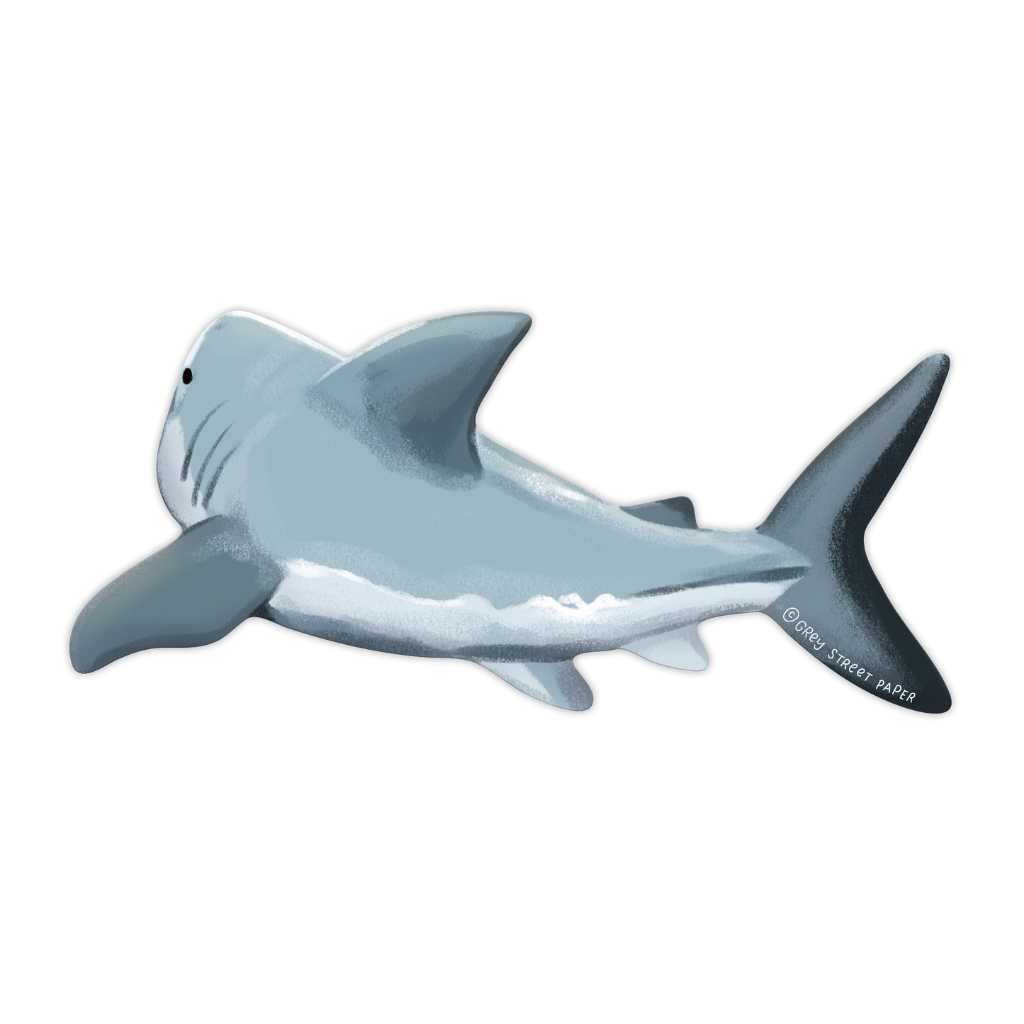 Shark Die-Cut Bookmark