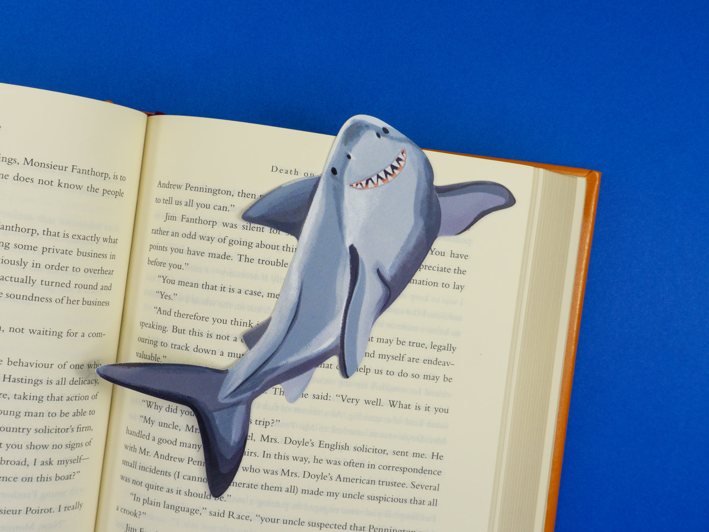 Shark Die-Cut Bookmark
