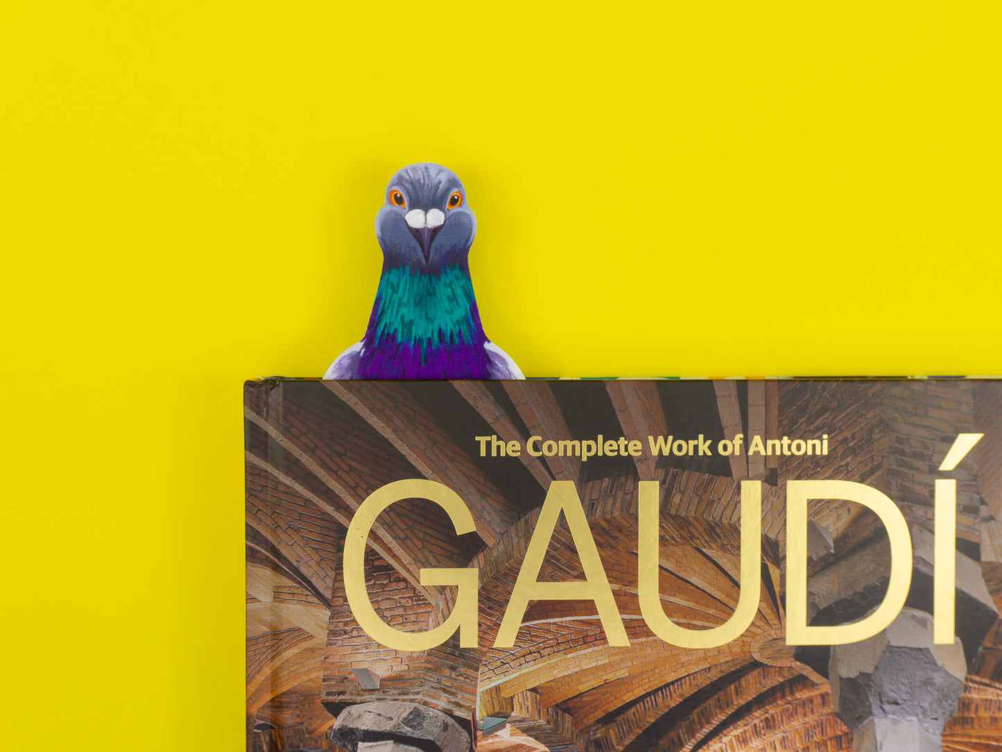 Pigeon Die-Cut Bookmark