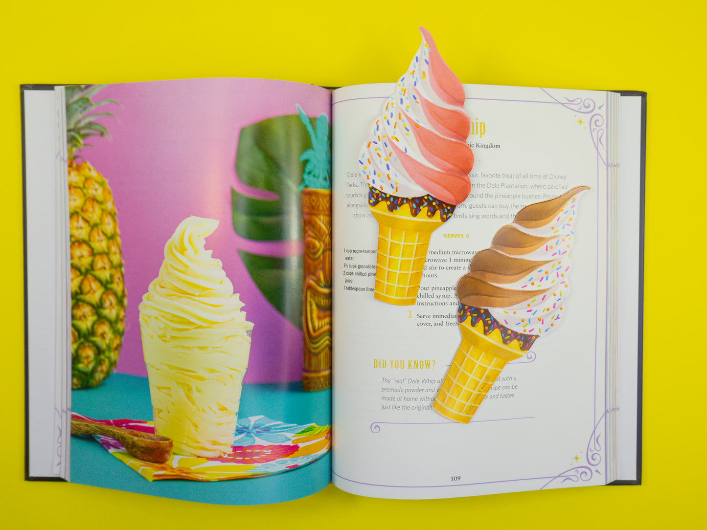 Ice Cream Cone Die-Cut Bookmark