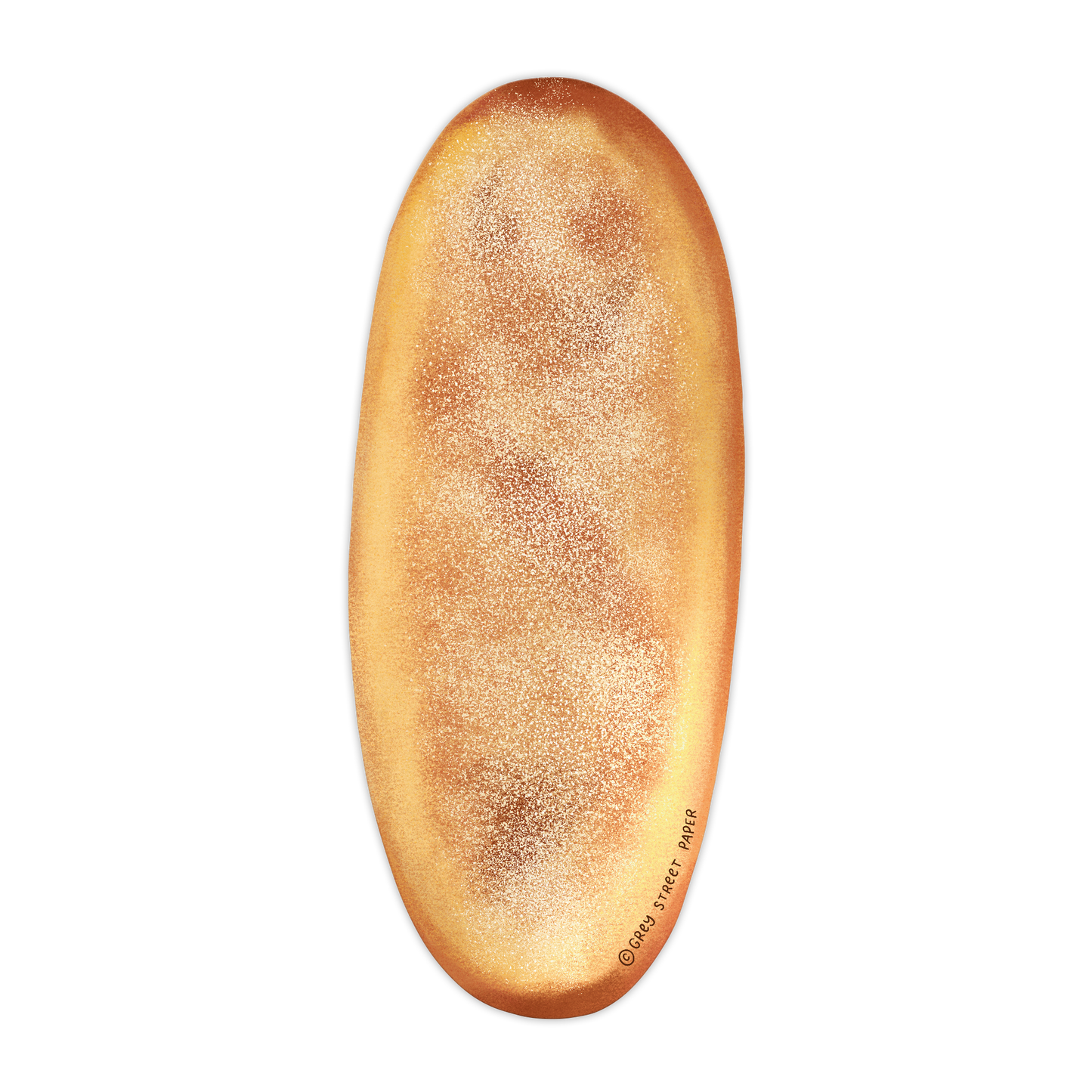 Bread Baguette Die-Cut Bookmark