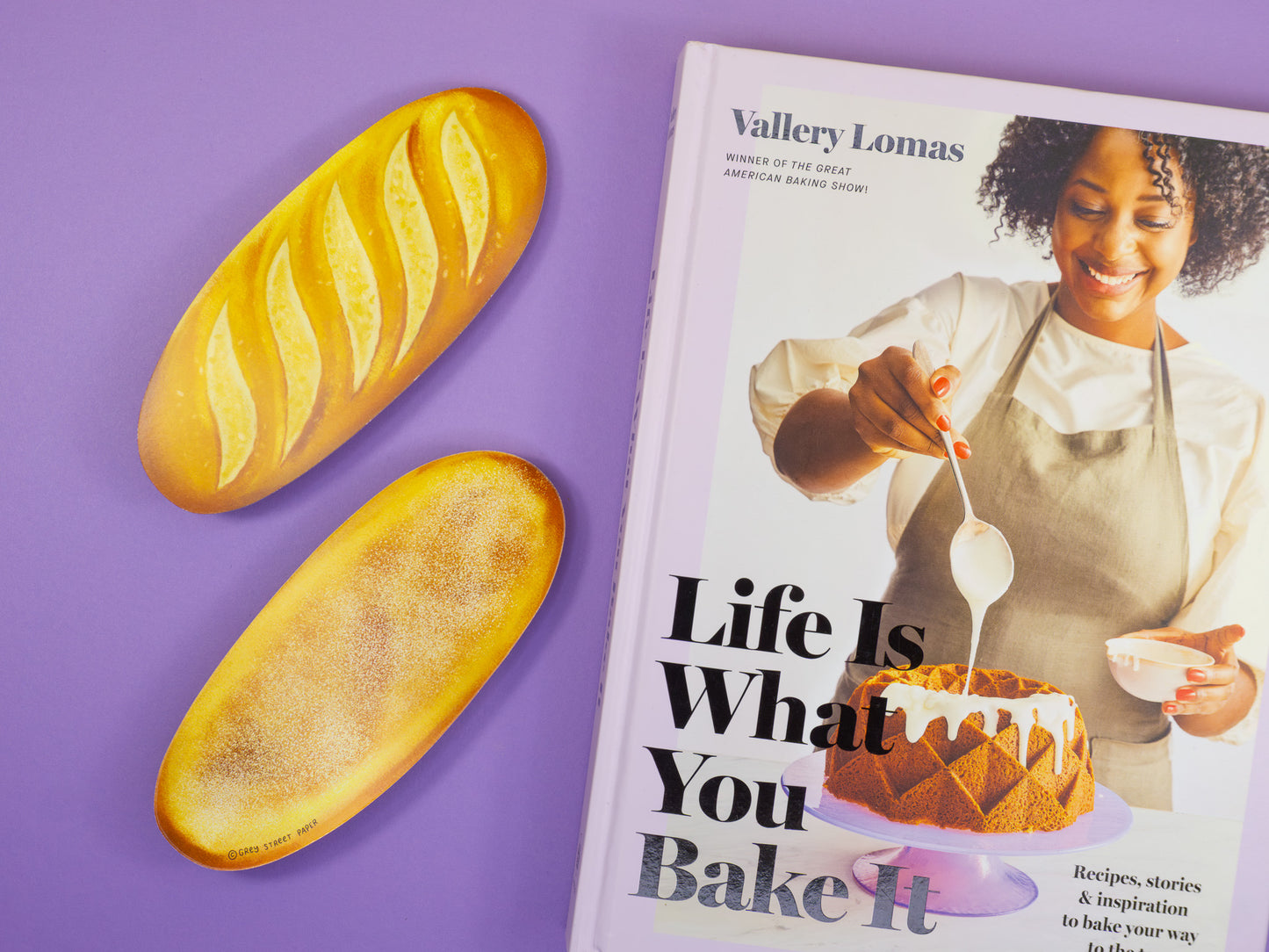 Bread Baguette Die-Cut Bookmark