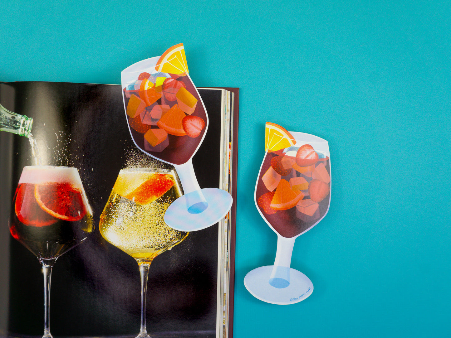 Sangria Die-Cut Bookmark