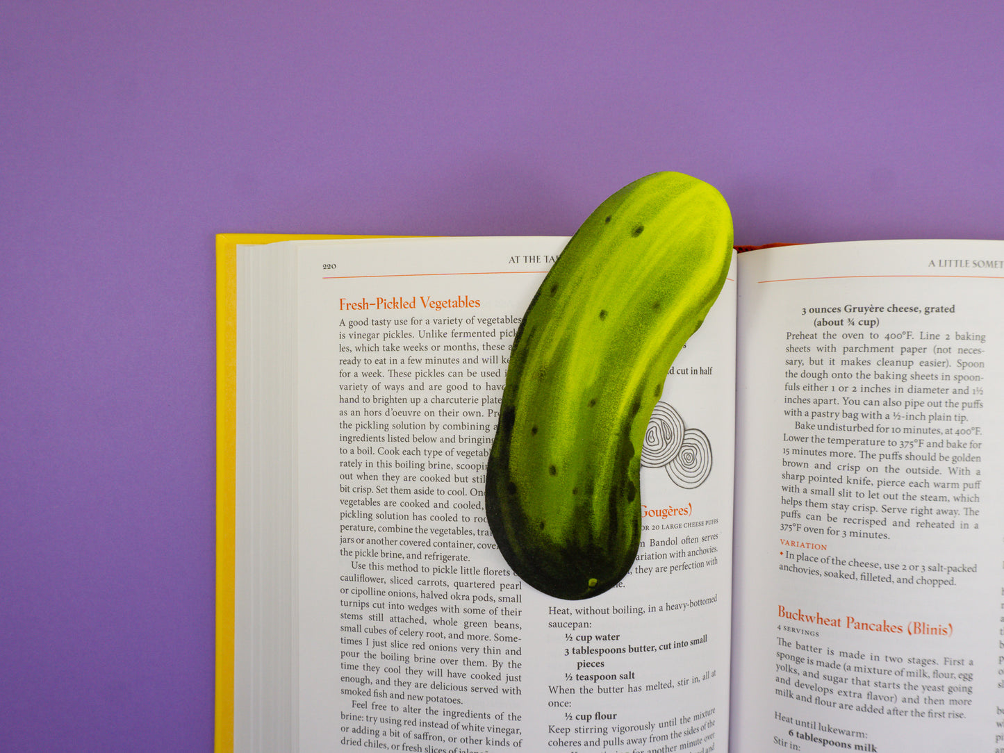 Pickle Die-Cut Bookmark