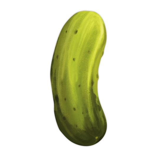 Pickle Die-Cut Bookmark