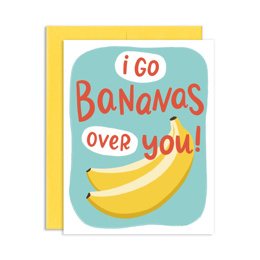 Bananas For You Greeting Card