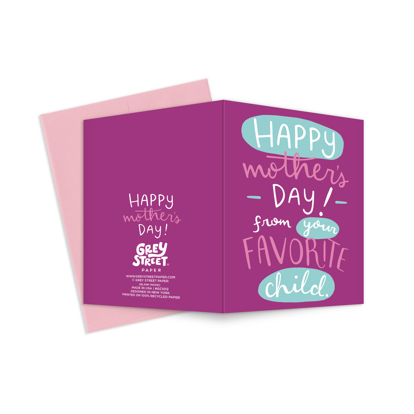 Favorite Child Mom Mother's Day Greeting Card
