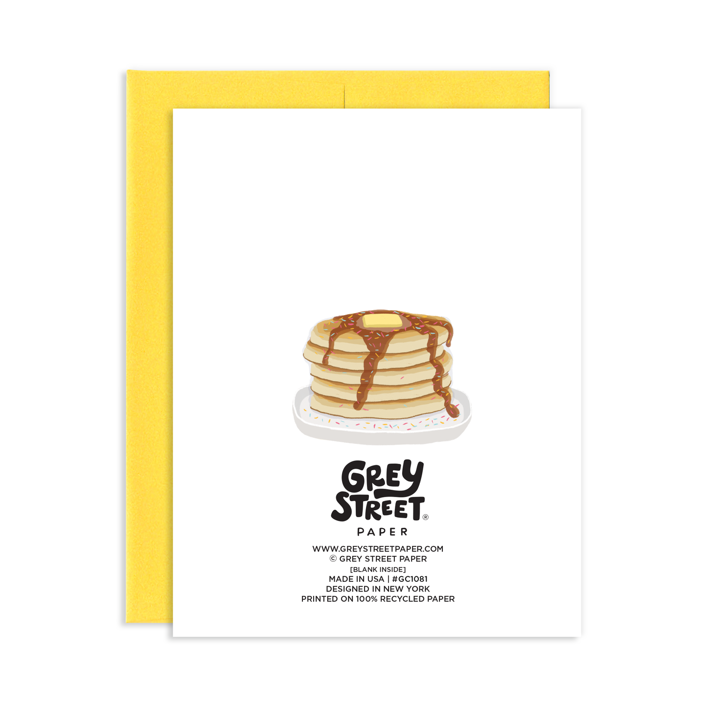 Pancakes Birthday Greeting Card