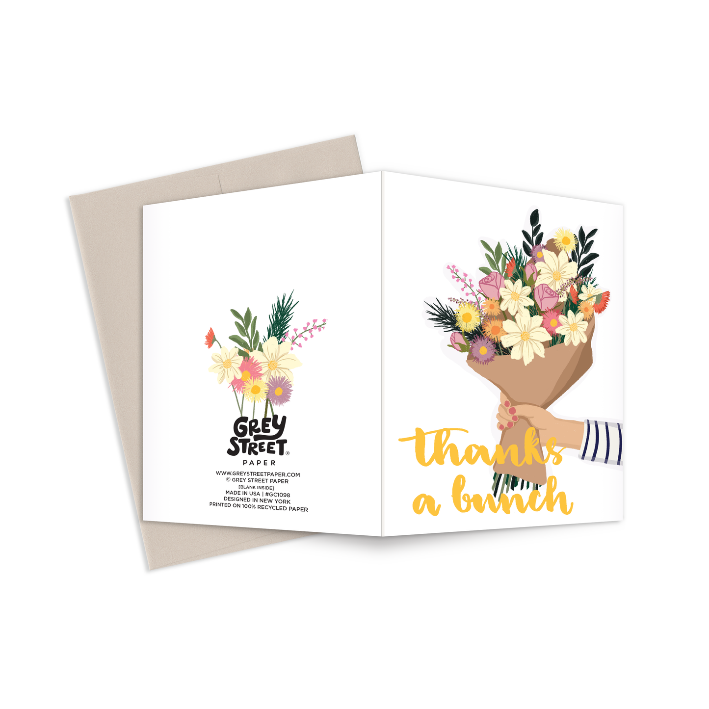 Thanks A Bunch Greeting Card