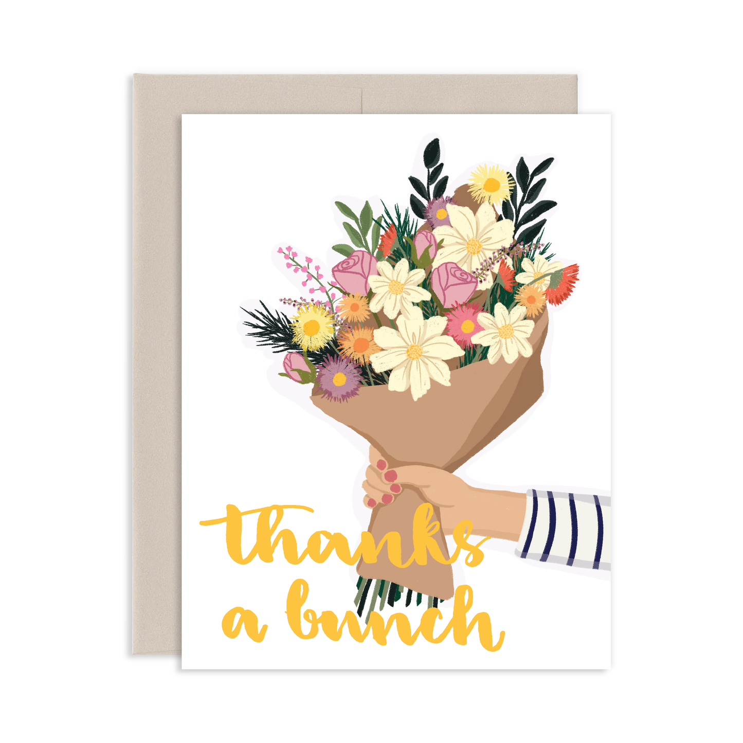 Thanks A Bunch Greeting Card