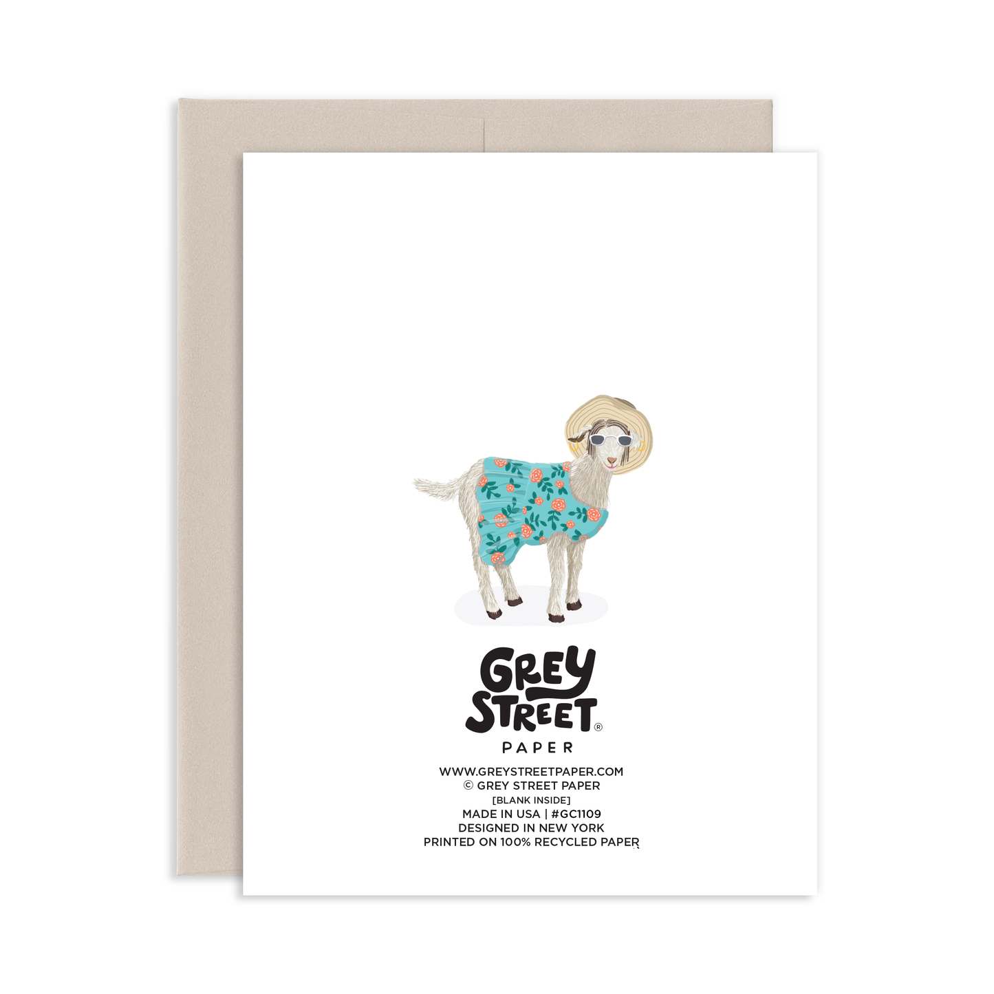 GOAT Mom Mother's Day Greeting Card