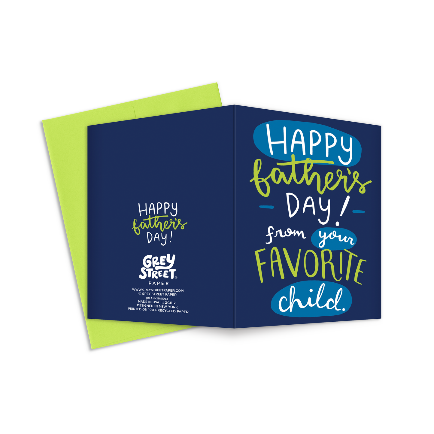 Favorite Child Dad Greeting Card