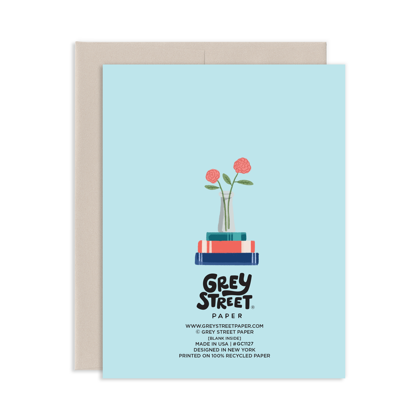 Happy Birthday Bookshelf Greeting Card