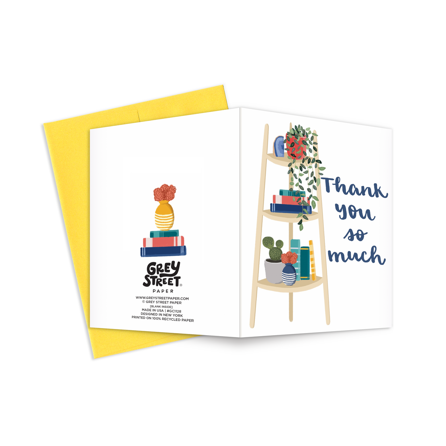 Thank You Books Greeting Card