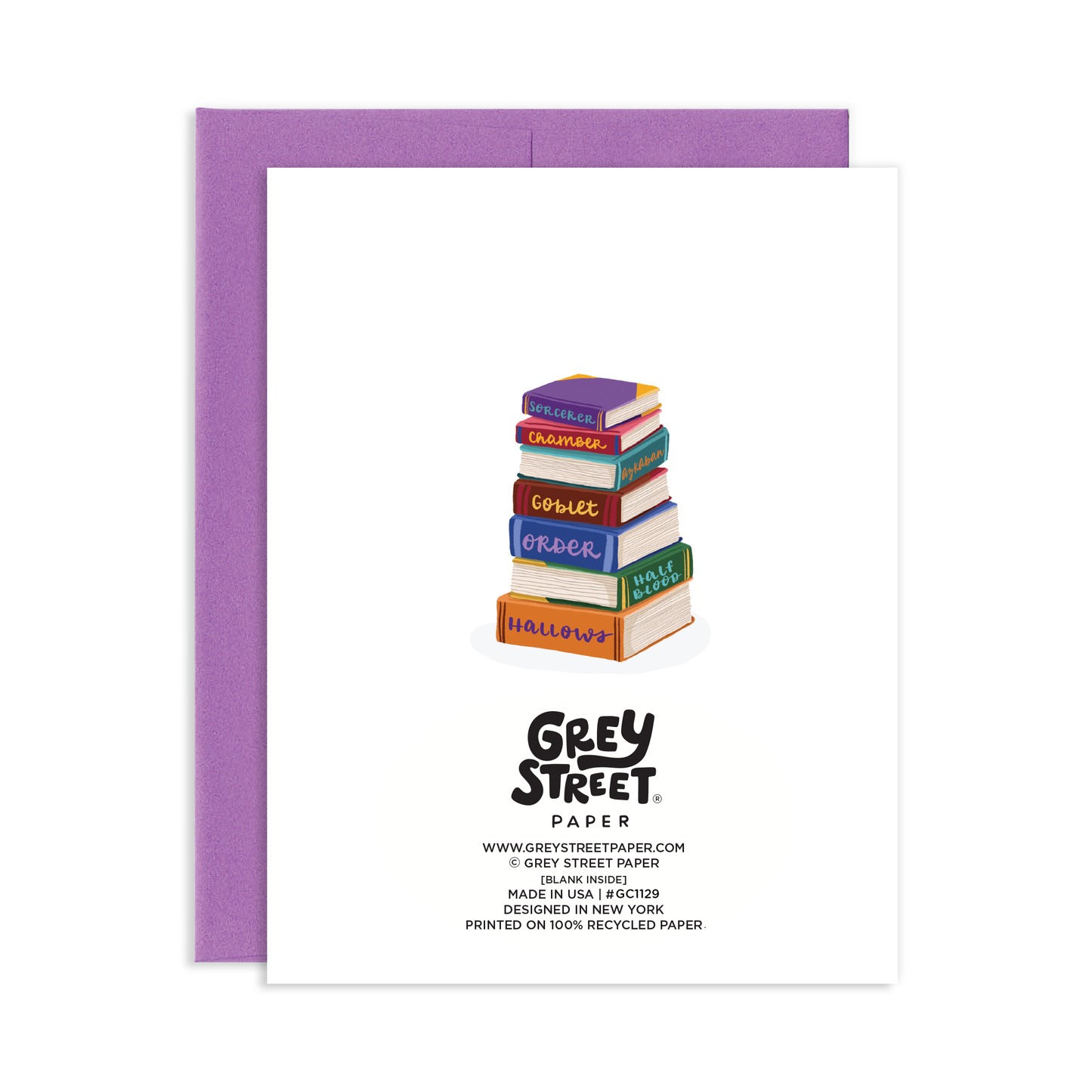 Magical Books Greeting Card