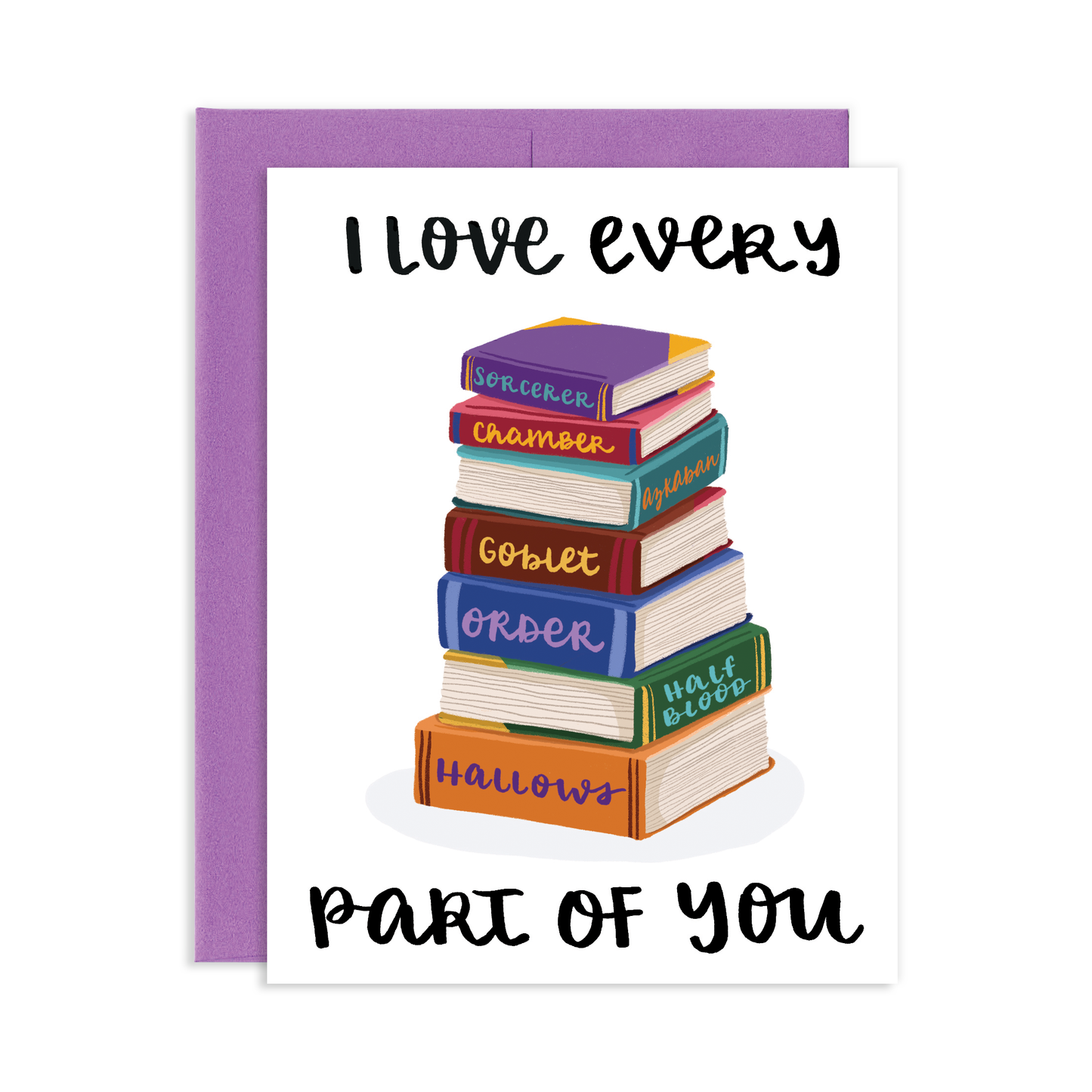 Magical Books Greeting Card