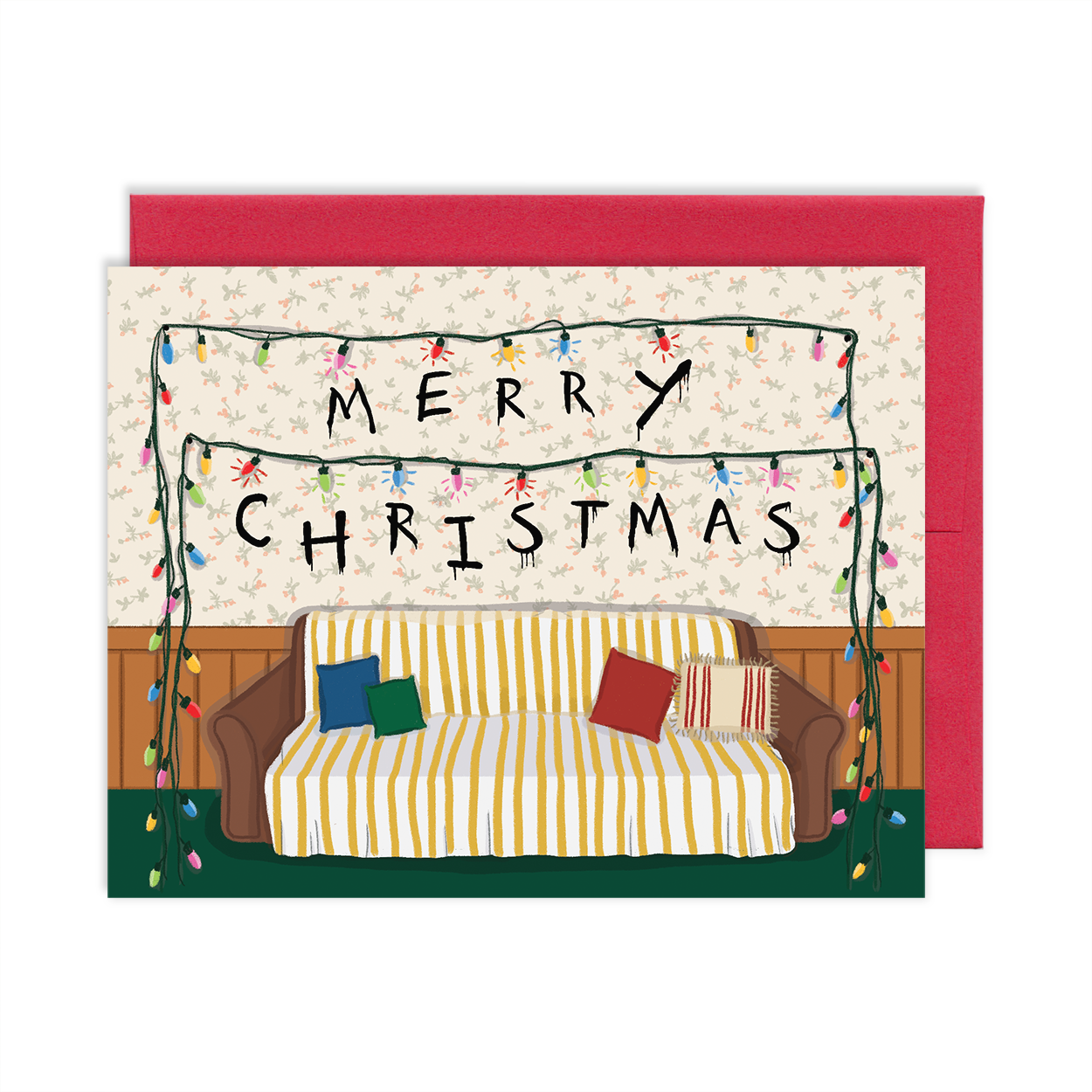 Stranger Christmas Greeting Card *