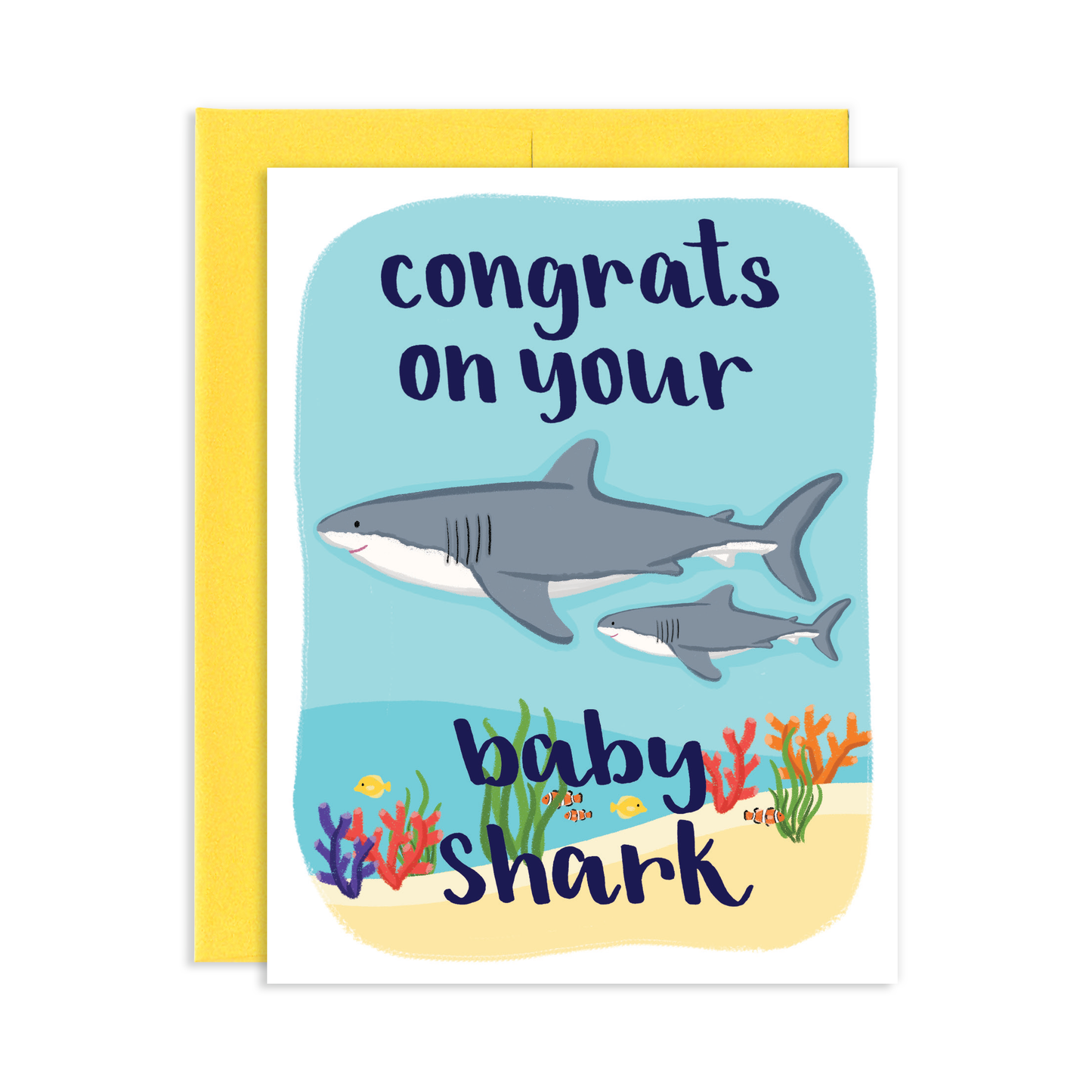 Baby Shark Greeting Card