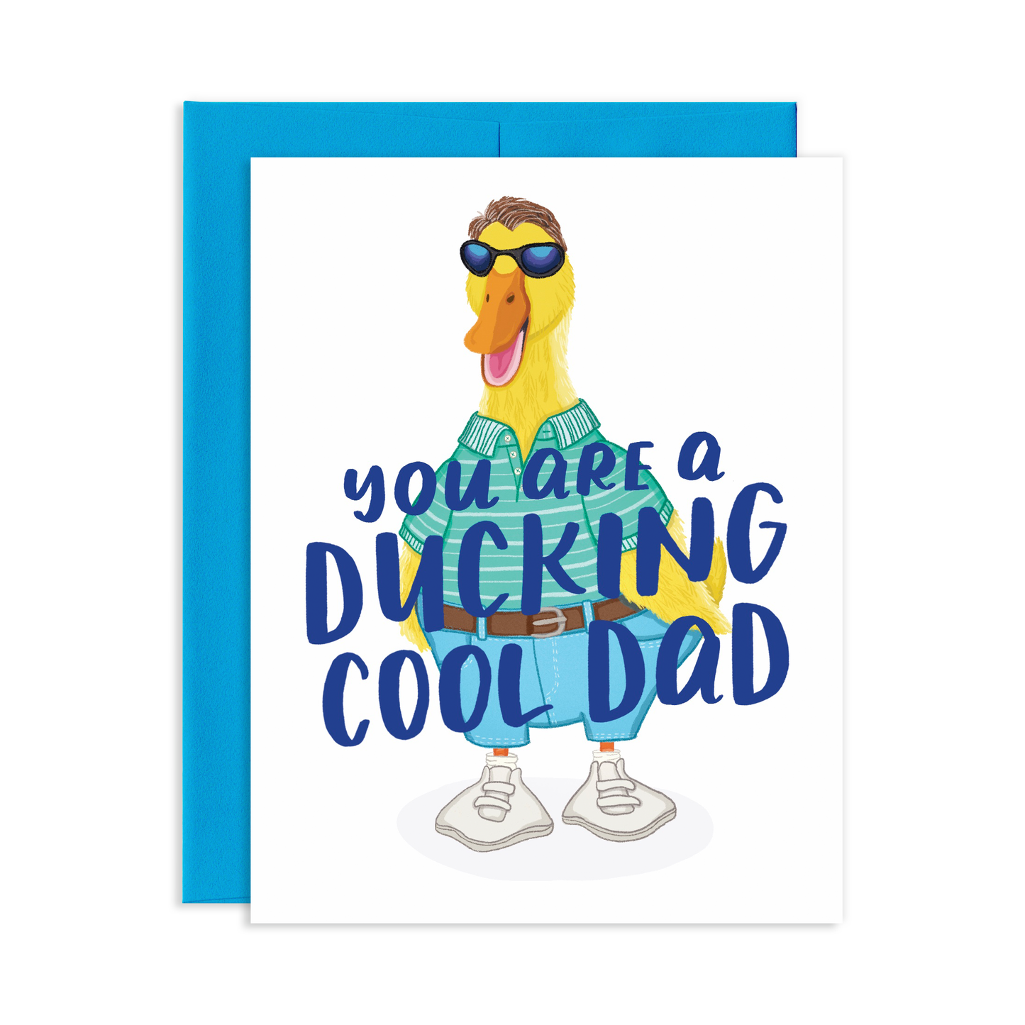 Ducking Cool Dad Greeting Card