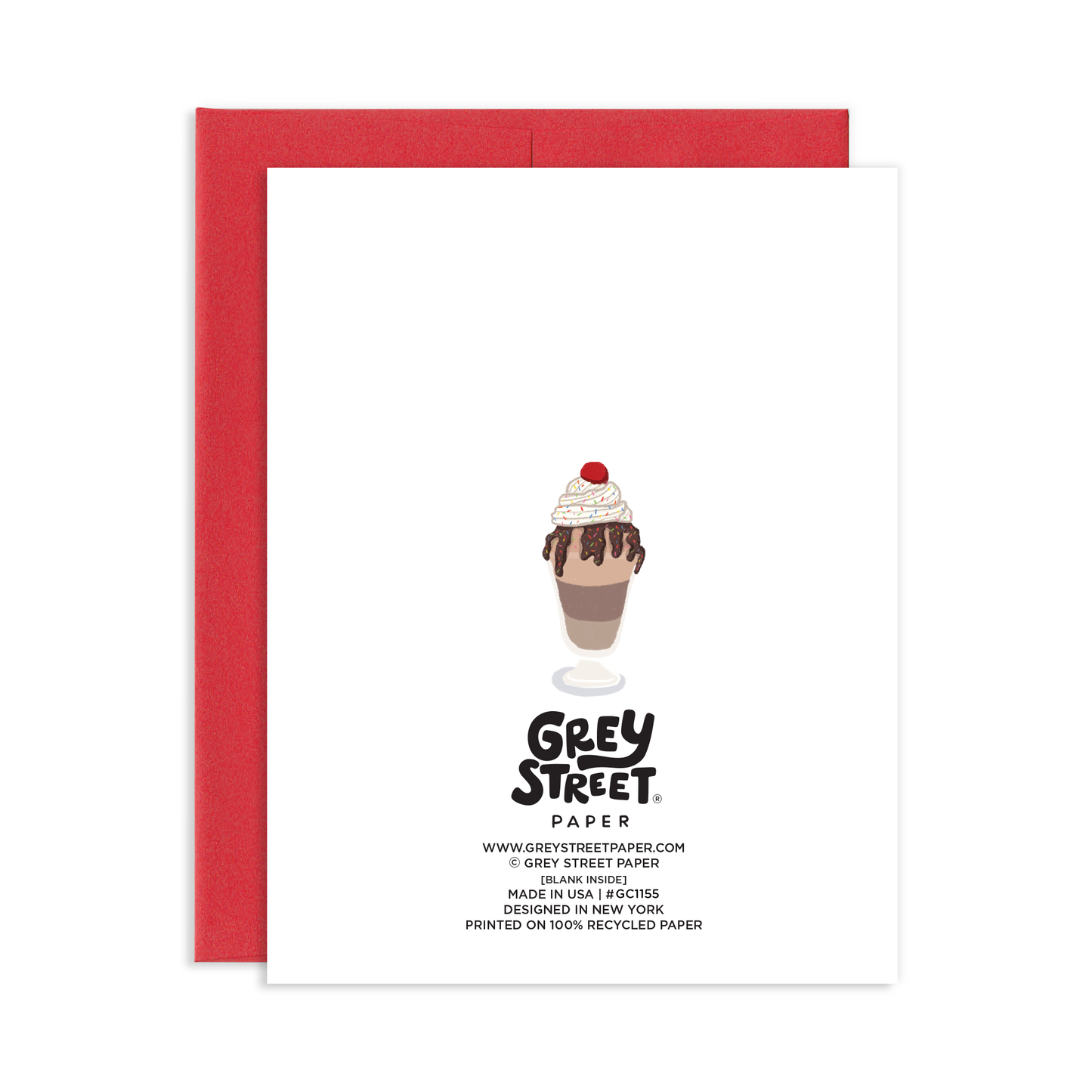 Chocolate Wasted Birthday Greeting Card