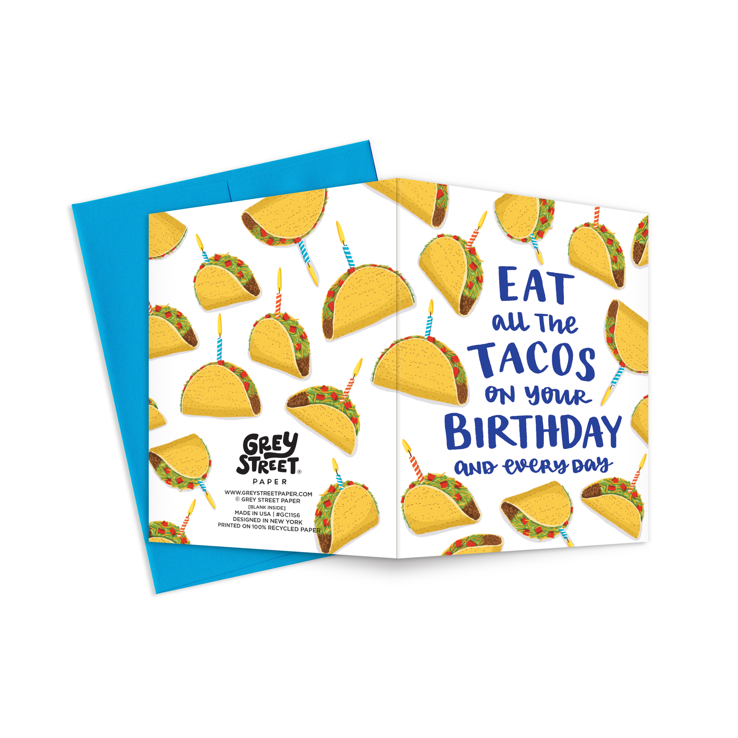 Taco Fiesta Birthday Greeting Card
