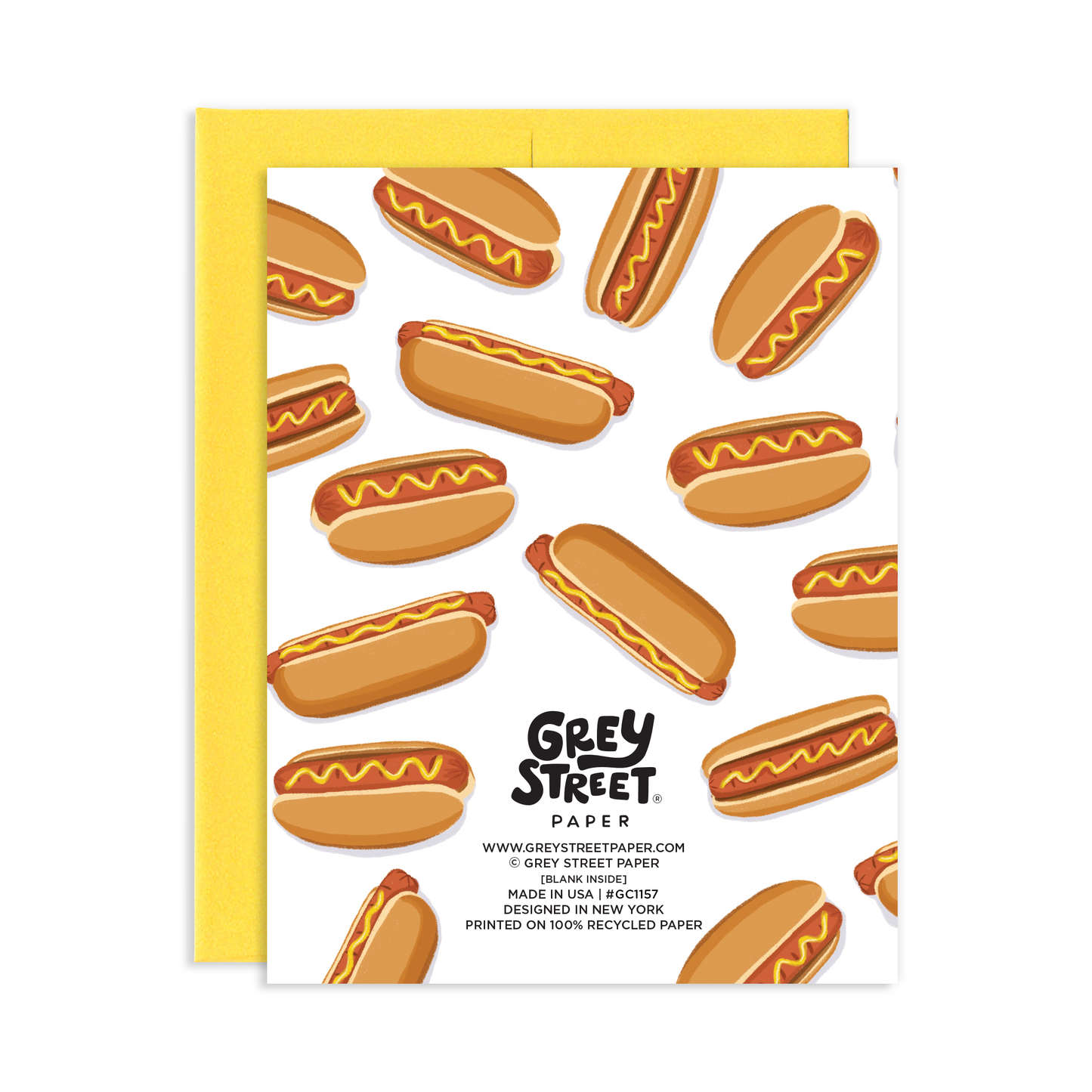 Thank You Hot Dogs Greeting Card