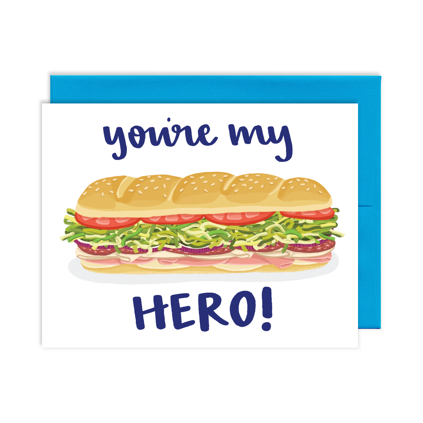 Hero Sandwich Dad Greeting Card