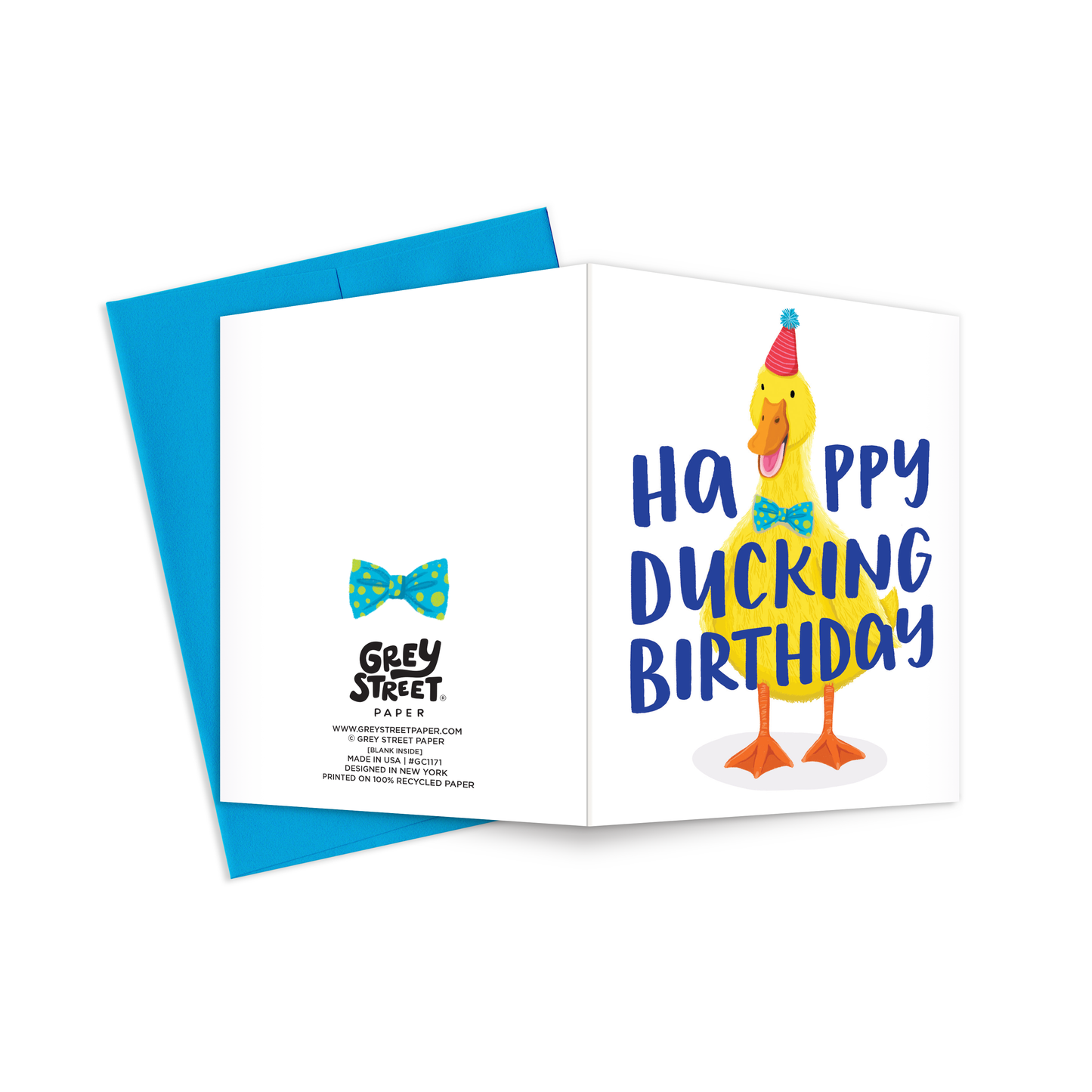 Ducking Birthday Greeting Card