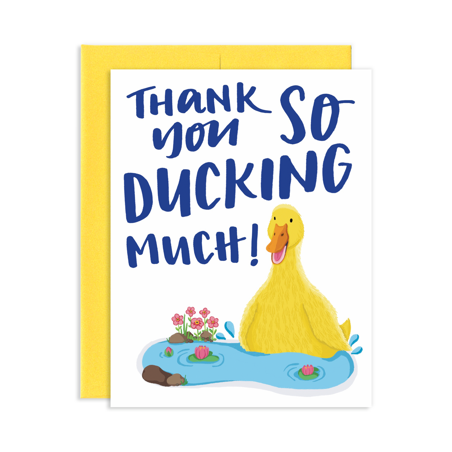 Ducking Thank You Greeting Card