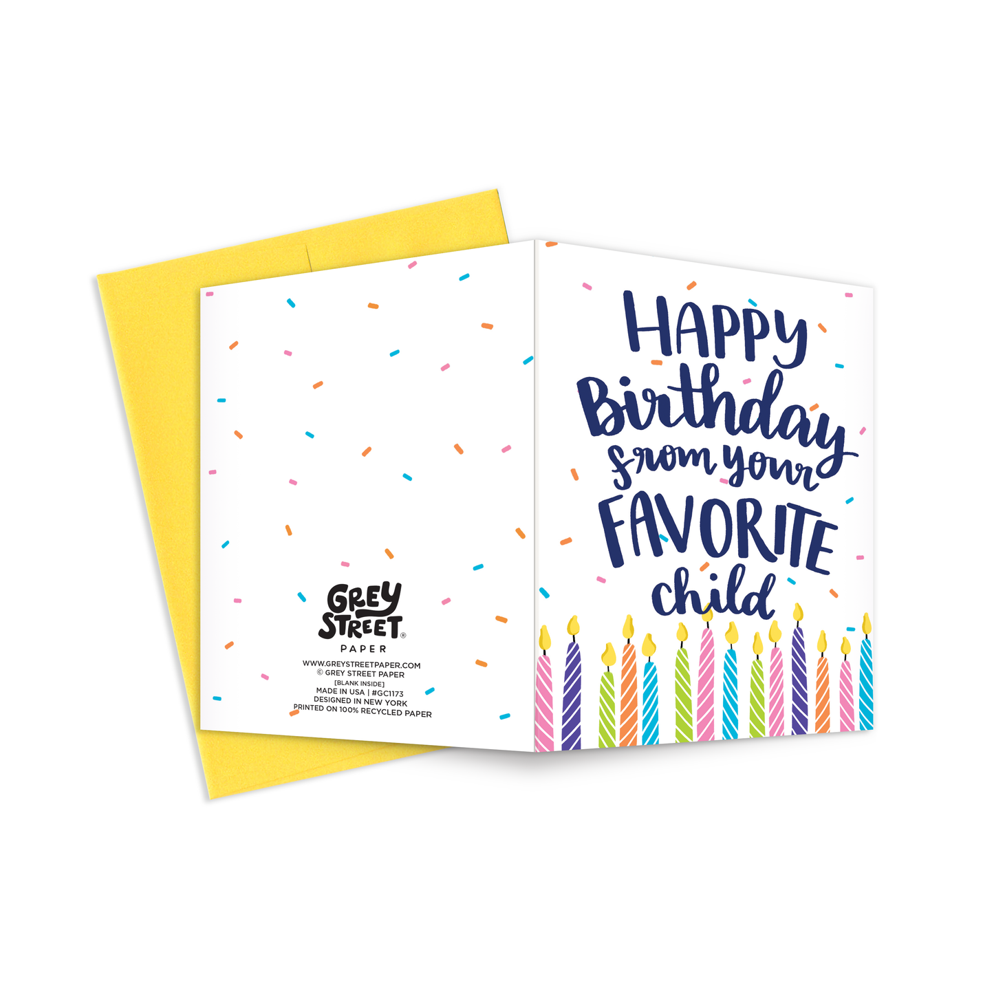 Favorite Child Birthday Greeting Card
