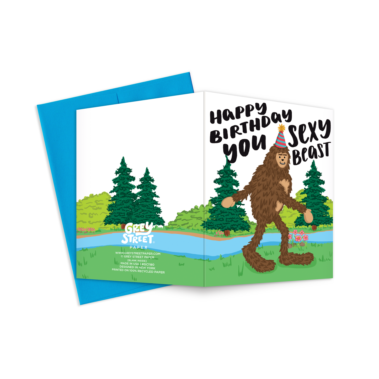 Sexy Beast Birthday Greeting Card