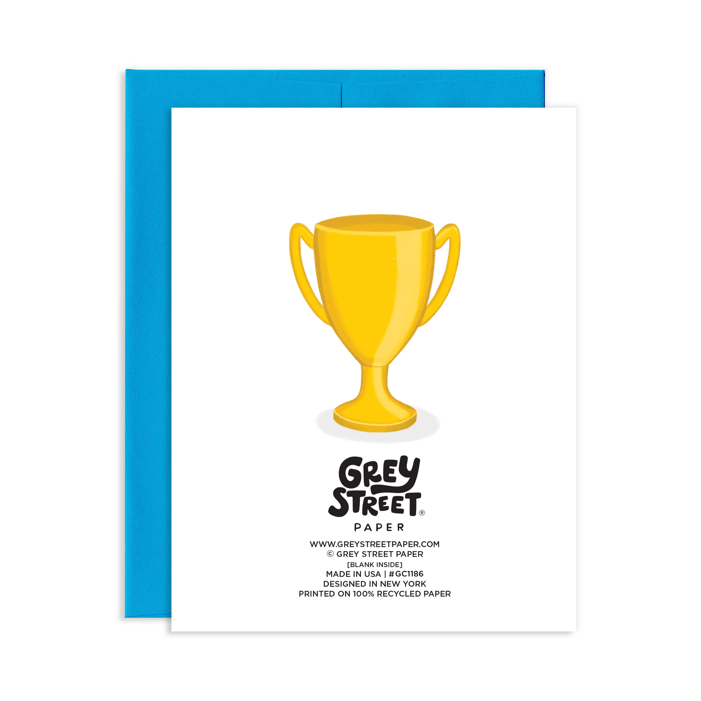 Best Boss Trophy Greeting Card