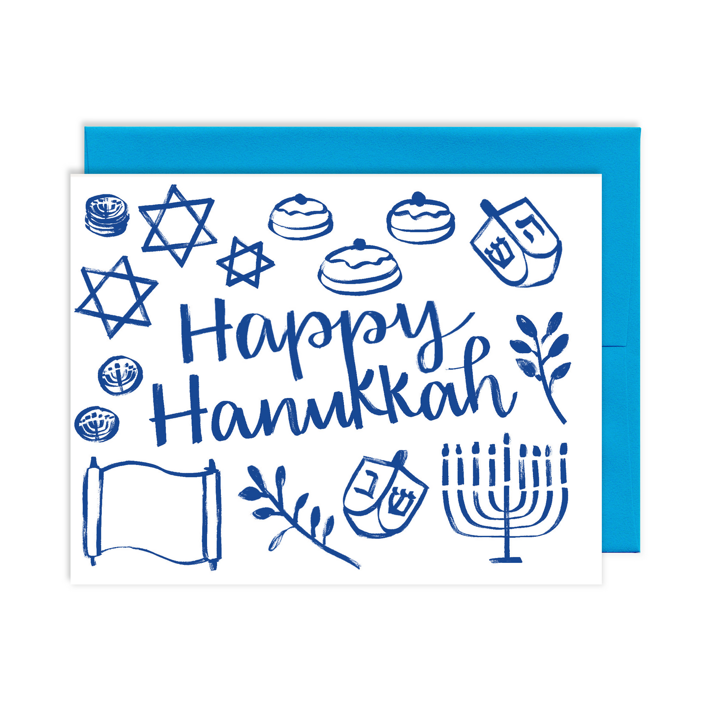Happy Hanukkah Greeting Card