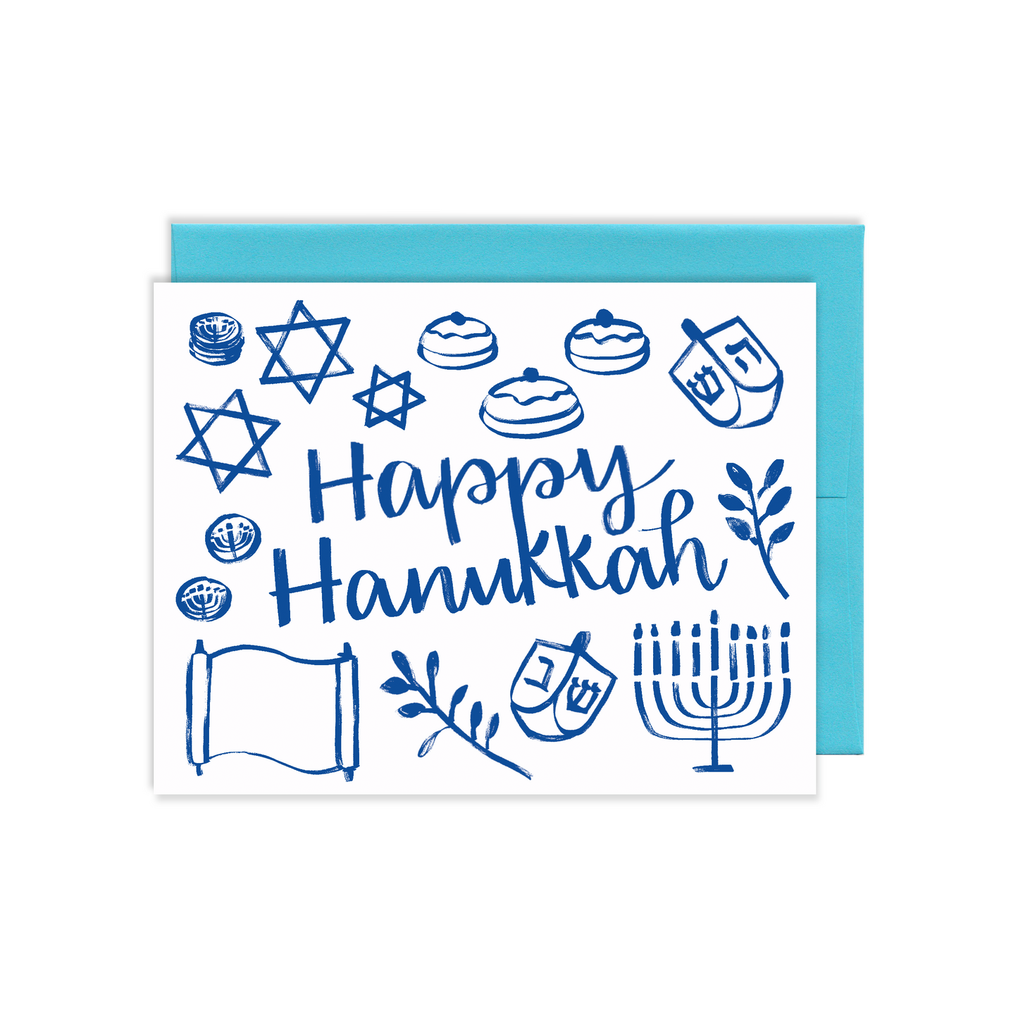 Happy Hanukkah Greeting Card *