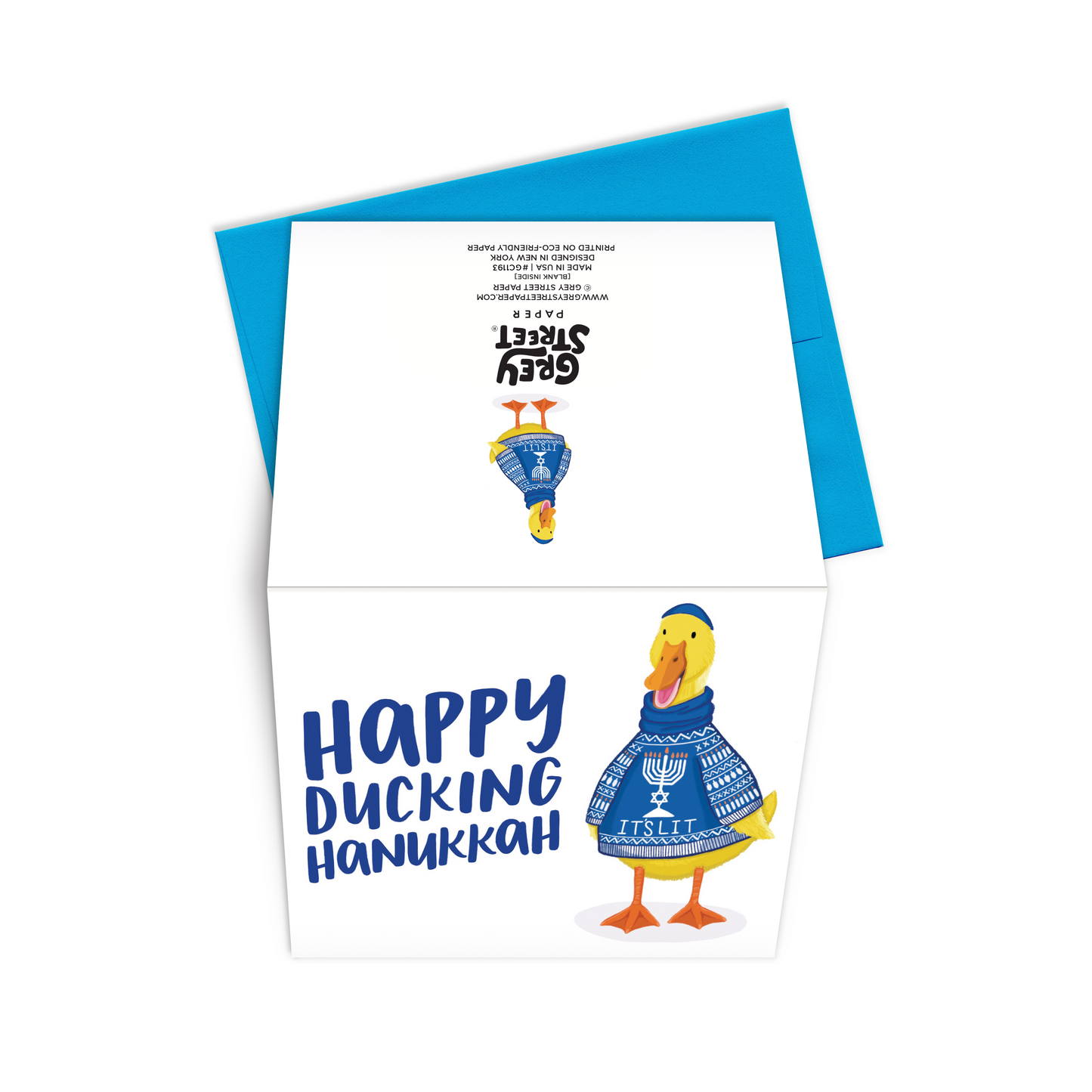 Ducking Hanukkah Greeting Card