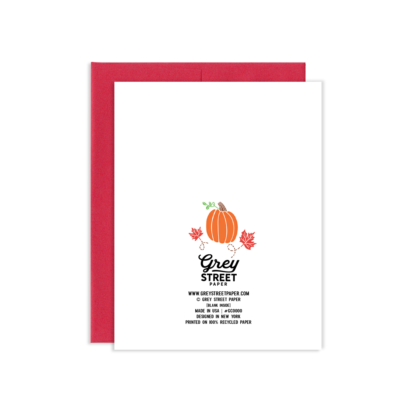 Pumpkin Spice Greeting Card *