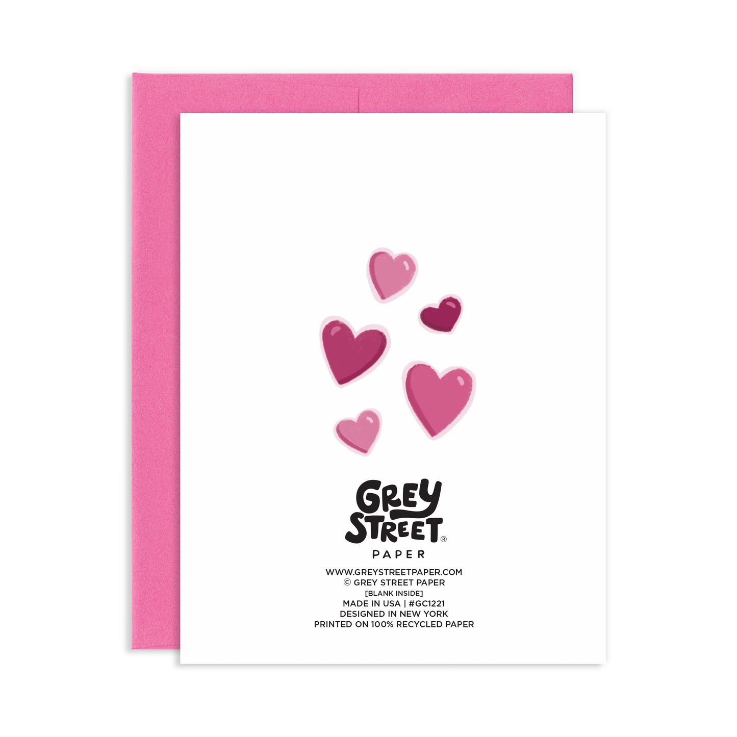 Puggin Love Dog Greeting Card