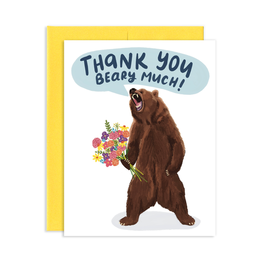 Thank You Beary Much Greeting Card