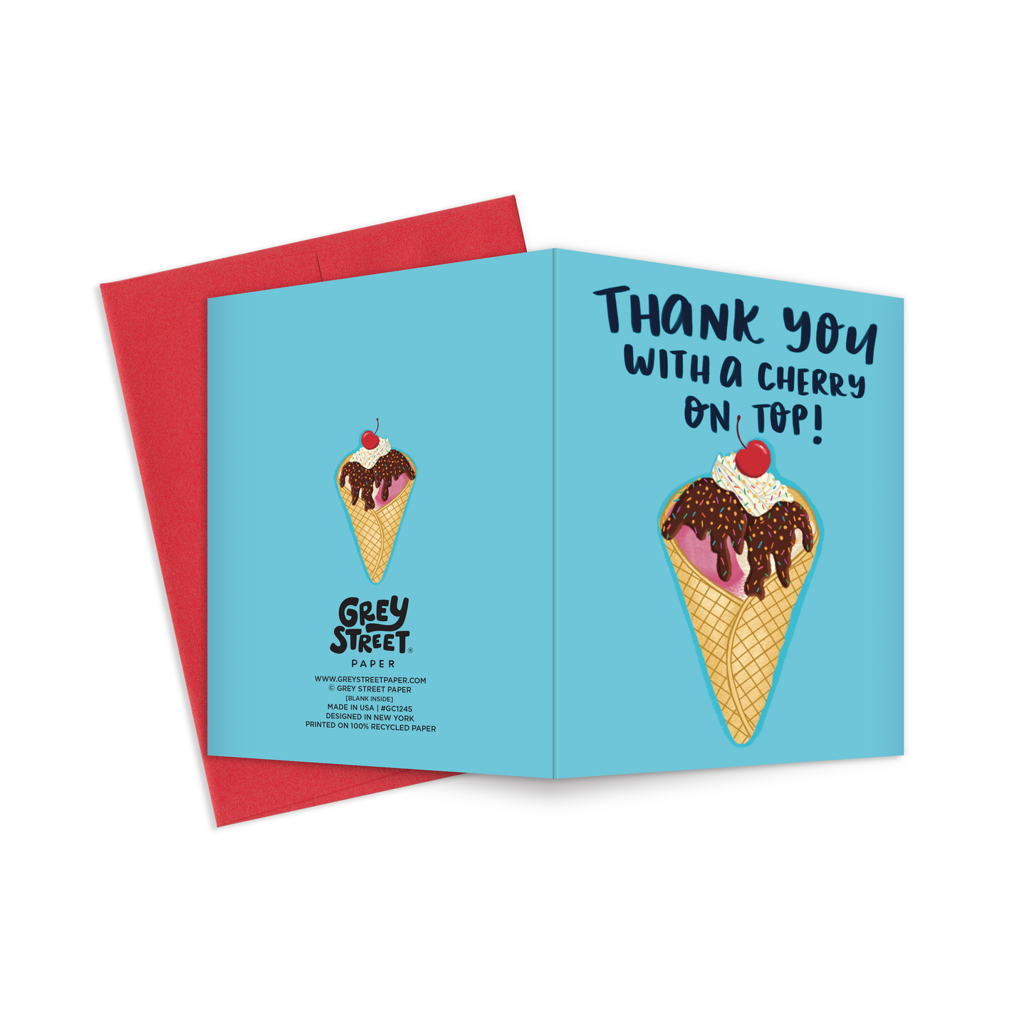 Thank You Sundae Greeting Card