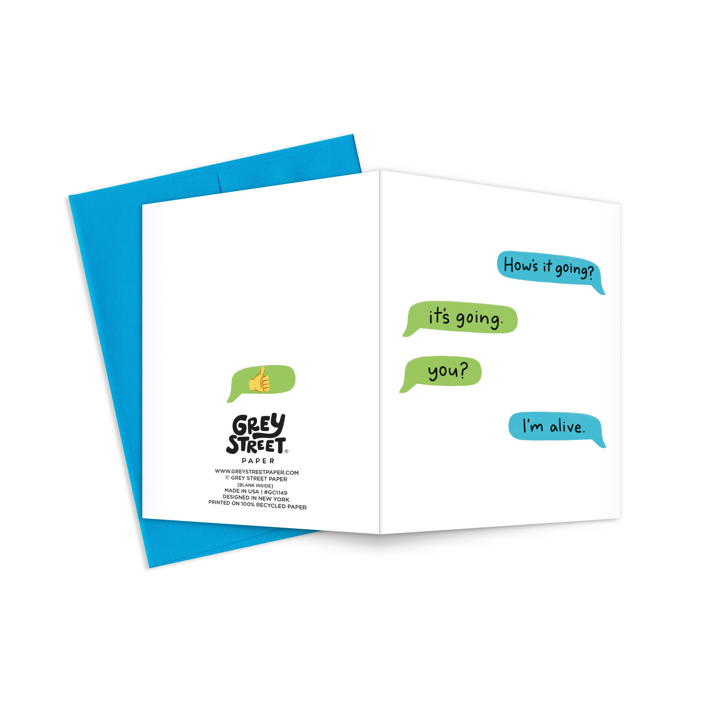 How's It Going Greeting Card
