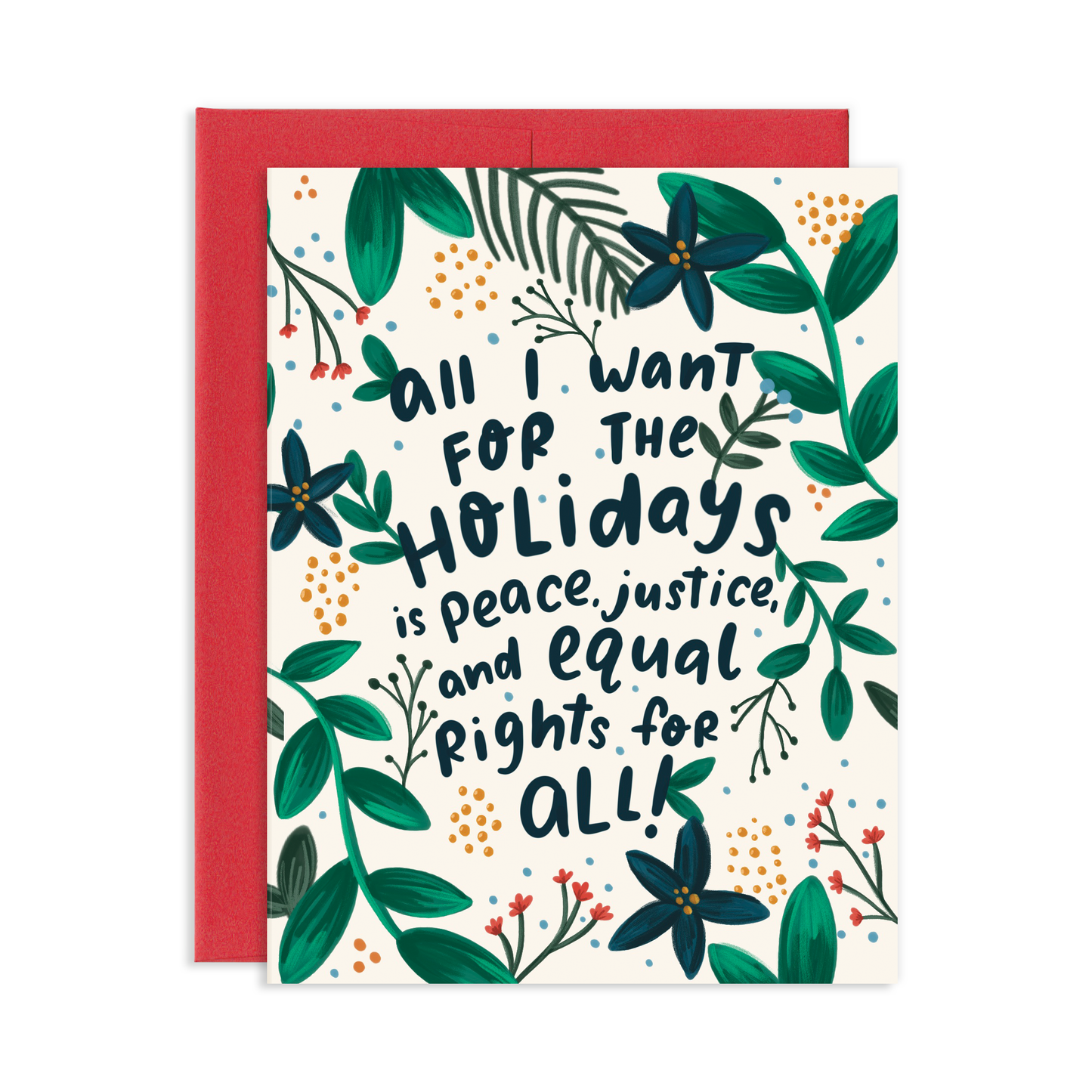 Holiday Justice Greeting Card