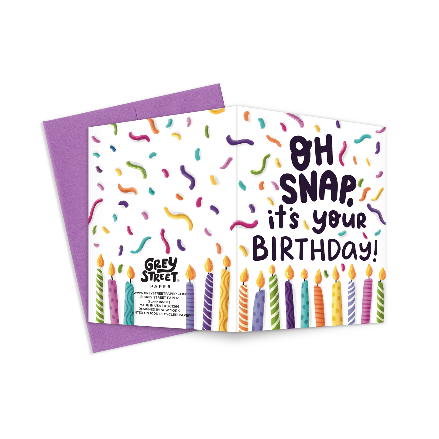 Oh Snap Birthday Greeting Card