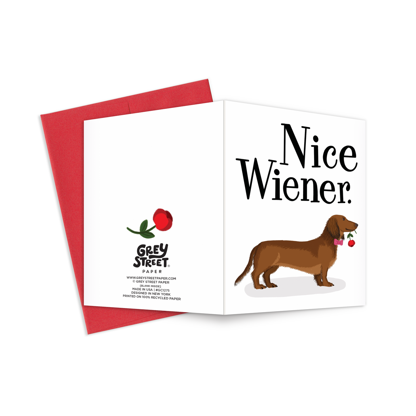 Nice Wiener Greeting Card