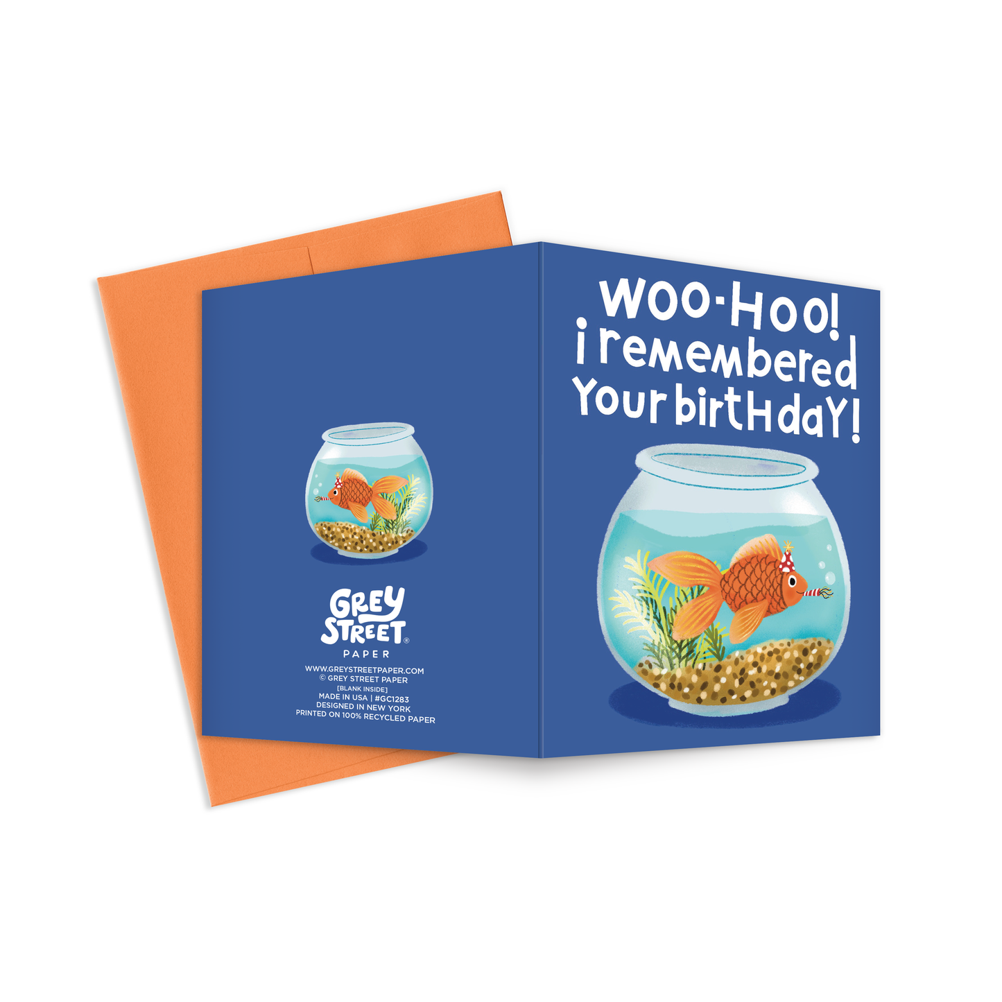 Goldfish Birthday Greeting Card