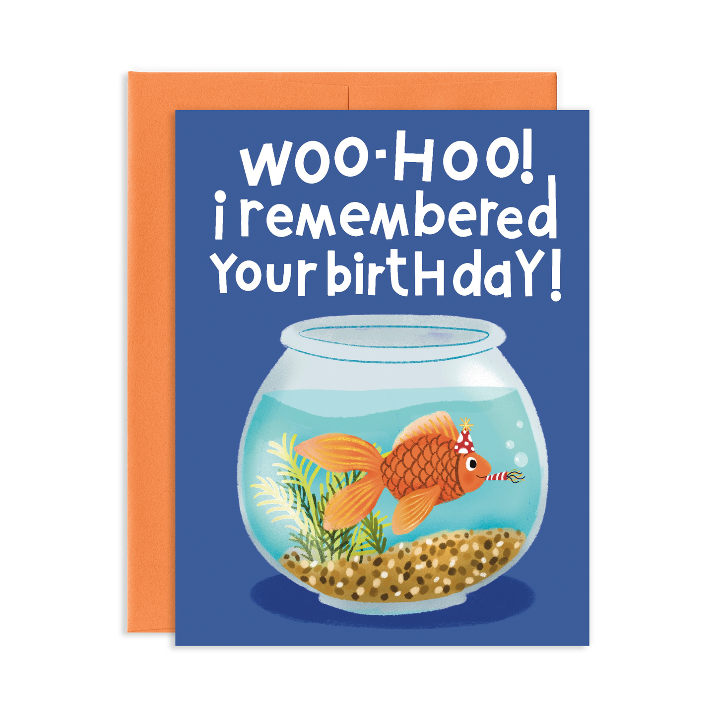 Goldfish Birthday Greeting Card