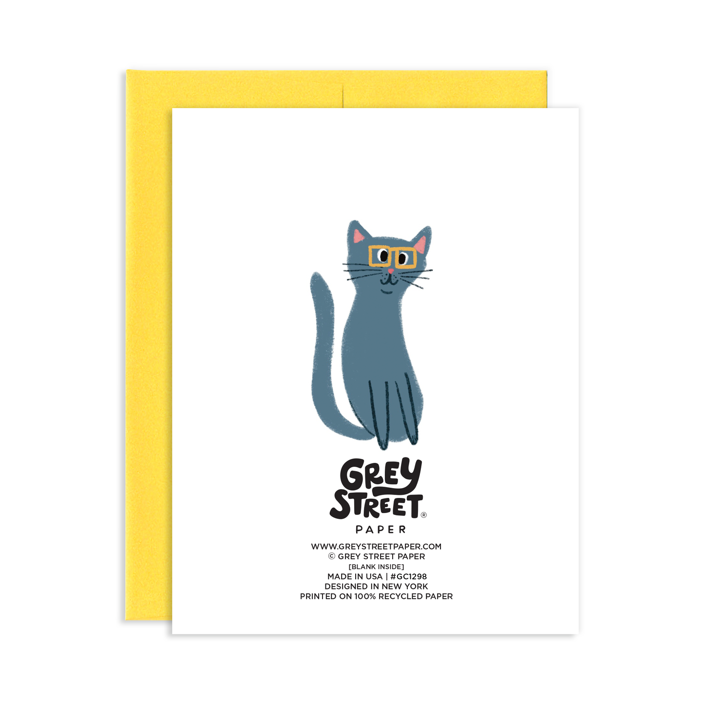 Cool Cat Dad Greeting Card
